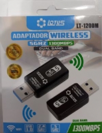 ADAPTADOR WIRELESS USB 3.0 1300 MBPS LOTUS LT-1200M - 28579