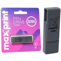PEN DRIVE 32GB MAXPRINT PRETO - 23287
