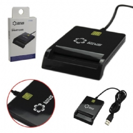 LEITOR DE SMART CARD COM ENTRADA USB LT-333 LOTUS - 26744