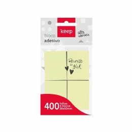 BLOCO ADESIVO 38X50MM AMARELO 4X100FLS  - <font color="#808080"><FONT SIZE=-2>Este produto é vendido por Marvel e entregue por Marvel</FONT></font> -  -  - 28348x