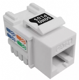 CONECTOR RJ45 FEMEA CAT.5E PAREDE - 25801