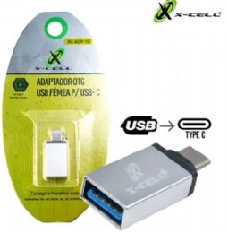 ADAPTADOR OTG USB 3.0 FEMEA PARA TYPE-C MACHO - 27413