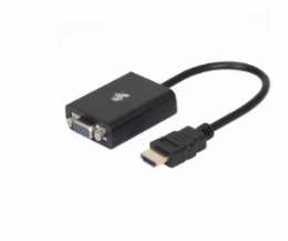 ADAPTADOR CONVERSOR HDMI PARA VGA COM SAIDA DE AUDIO - 27743