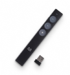 CONTROLE MULTILASER  PRESENTER LASER PEN USB 200 METRO PILHA PRETO AC285 - 29183