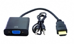 CONVERSOR HDMI X VGA COM AUDIO STORM PRETO - 29407