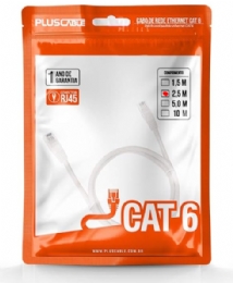 CABO DE REDE PATCH CORD CAT6 2,5 METROS BRANCO - PC-ETH6U25WH - 29487
