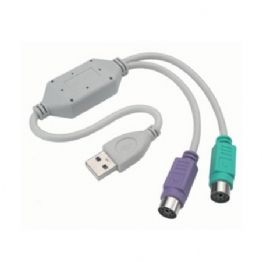 ADAPTADOR CONVERSOR USB X PS2 - 15513