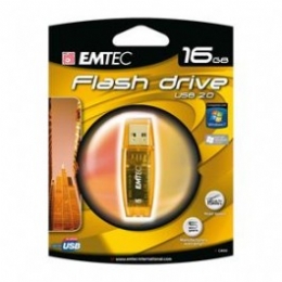 PEN DRIVE 16GB AMARELO - C400 EMTEC - 21076