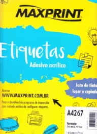 ETIQUETA 38,1X99 2 COLUNAS PARA IMPRESSORA - 24474