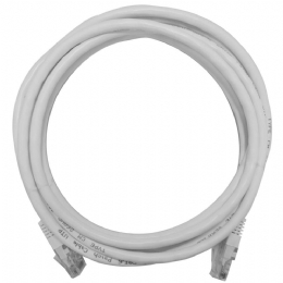 CABO DE REDE PATCH CORD CAT5E BRANCO - 25523