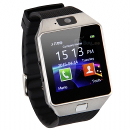Relógio Esportivo Inteligente DZ-09 com Entrada para Chip e Cartão de Memória Até 32GB-Conexão Bluetooth-Tela 1,56 - 25503
