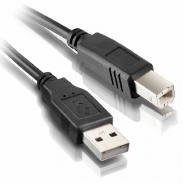 CABO USB A/B 1,8MTS PRETO IMPRESSORA - 23453