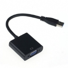 ADAPTADOR CONVERSOR USB MACHO X VGA FEMEA - 24377