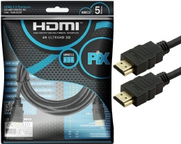 CABO HDMI X HDMI I 20 19P GOLD 5MTS   - <font color="#808080"><FONT SIZE=-2>Este produto é vendido por Marvel e entregue por Marvel</FONT></font> -  -  - 27863x