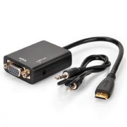 CABO CONVERSOR HDMI X VGA + SAIDA DE AUDIO - 23991