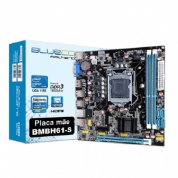 PLACA MAE BLUECASE BMBH61S DDR3 1155P 10/100/1000 - 24964