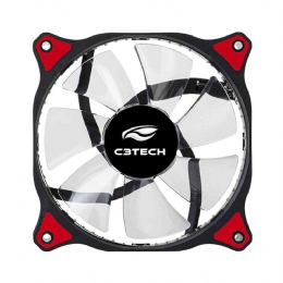 Cooler Fan F7-L130RD Storm 12cm 30Led C3Tech - 26445