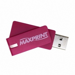 Pen Drive 8GB Twist USB 2.0 Rosa Ref.506013 - Maxprint - 24488