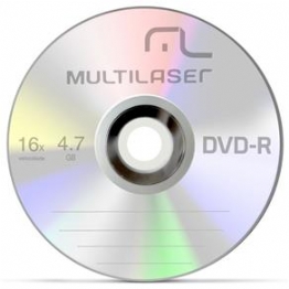 DVD-R 4.7GB 8X AVULSO S/CAPA - 20959