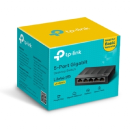 Switch Gigabit de Mesa TP-Link 5 Portas 10/100/1000Mbps - LS1005G - 28941