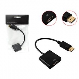Conversor Displayport Para HDMI Fêmea 23 Centímetros Preto DISPLAYPORT - 26380