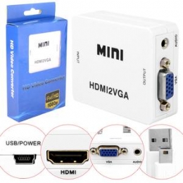 Conversor HDMI Para VGA Hdmi Para Vga GENERICO - 22999