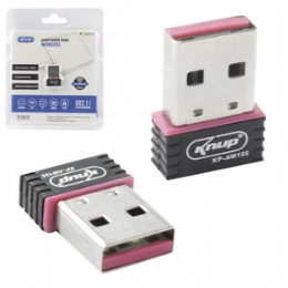 ADAPTADOR WIRELESS USB 2.0 KNUP KP-AW155 - 28193