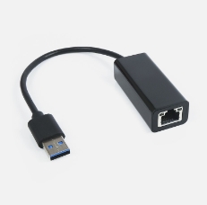 CABO ADAPTADOR USB3.0M/RJ45 FEMEA ADP-USBLAN1000BK PLUSCABLE - 28931