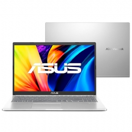 Notebook Asus Vivobook 15 Intel Core i3-1115G4, 4GB RAM, SSD 256GB, 15.6 Full HD, Endless OS, Prata - X1500EA-EJ3665 - 29049