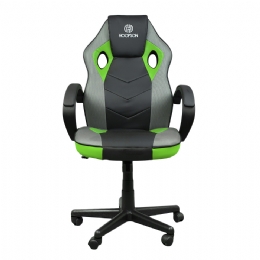 Cadeira Gamer Profissional HOOPSON * HP-CG504 * Preta / Verde * - 25593