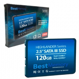 HD SSD BEST MEMORY 120GB 2.5 SATA III   - <font color="#808080"><FONT SIZE=-2>Este produto é vendido por Marvel e entregue por Marvel</FONT></font> -  -  - 27334x