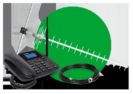 TELEFONE CELULAR RURAL CFA4211 KIT COM ANTENA - 24226
