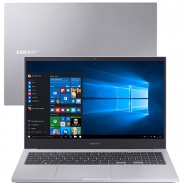 Notebook Samsung Book NP550 E30 Intel® Core i3-10110U, Windows 10 Home, RAM 4GB, HD 1TB, Tela 15.6'' Full HD LED, Prata   - <font color="#808080"><FONT SIZE=-2>Este produto é vendido por Marvel e entregue por Marvel</FONT></font> -  -  - 26402x