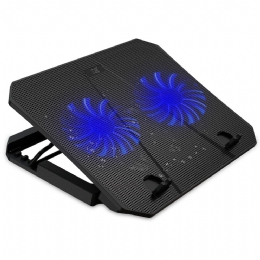 Suporte para Notebook Maxprint Popmax Light, 5 Ajustes, 2x Fans, 2x USB, Até 15.6, Preto - 28783