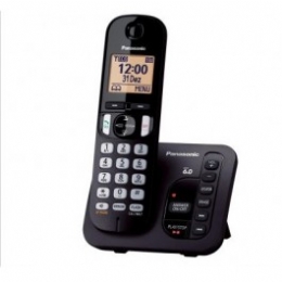 Telefone sem Fio Digital Panasonic KX-TGC220LBB com Secretária Eletrônica - 22899