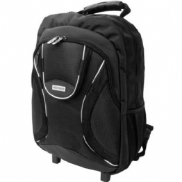 MOCHILA P/ NOTEBOOK TROLLEY PRETA/PRATA - 24153