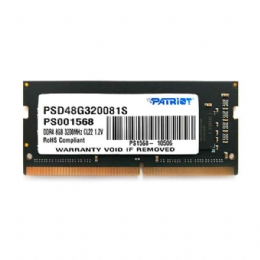 MEMORIA PATRIOT 8GB DDR4 3200MHZ 1.2 SIGNATURE - NOTEBOOK - PSD48G320081S  - <font color="#808080"><FONT SIZE=-2>Este produto é vendido por Marvel e entregue por Marvel</FONT></font> -  -  - 30347x