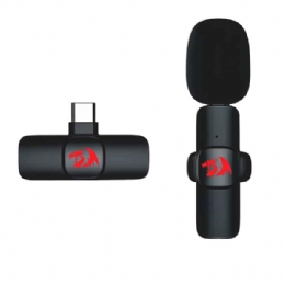 MICROFONE DE LAPELA SEM FIO REDRAGON ATHAN PRETO GM93  - <font color="#808080"><FONT SIZE=-2>Este produto é vendido por Marvel e entregue por Marvel</FONT></font> -  -  - 30686x