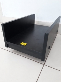 SUPORTE P/ CPU  C/ RODAS PRETO - 24864