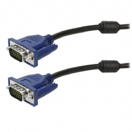 CABO P/MONITOR VGA 2MTS COM FILTRO PRETO  - <font color="#808080"><FONT SIZE=-2>Este produto é vendido por Marvel e entregue por Marvel</FONT></font> -  -  - 28199x