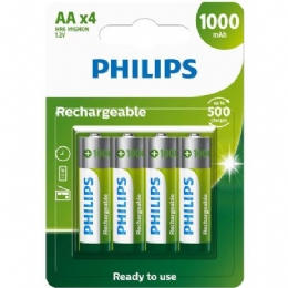 PILHA PHILIPS REGAR. R6 AA 1000MAH C/04  - <font color="#808080"><FONT SIZE=-2>Este produto é vendido por Marvel e entregue por Marvel</FONT></font> -  -  - 27718x