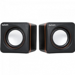 Caixa Multimídia 2.0 5W RMS CS-39 Preta EXBOM  - <font color="#808080"><FONT SIZE=-2>Este produto é vendido por Marvel e entregue por Marvel</FONT></font> -  -  - 24668x
