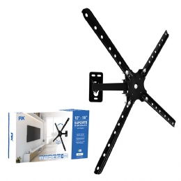 SUPORTE BIARTICULADO TV LCD/LED 10"A 56" PRETO PIX - 28816x