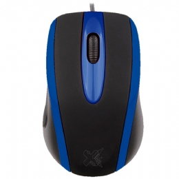 MOUSE USB TECHZONE PRETO/AZUL - 26700