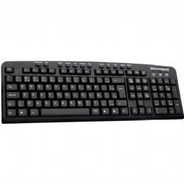 TECLADO USB MULTIMIDIA PRETO - 23481