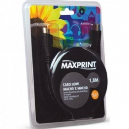 CABO HDMI MXM 1,80M 90° GRAU - 24148