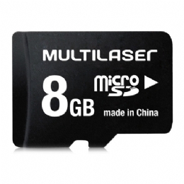 CARTAO DE MEMORIA MICRO SD 8GB+ADAP - 22671