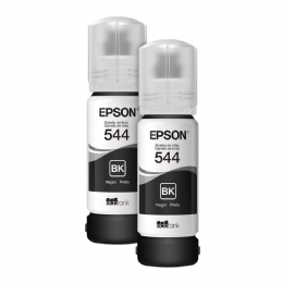 REFIL DE TINTA  EPSON T544  PRETO T544120 KIT 2 UNIDADES ORIGINAL - <font color="#808080"><FONT SIZE=-2>Este produto é vendido por Marvel e entregue por Marvel</FONT></font> -  -  - 28155x