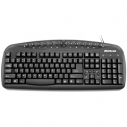 Teclado TC080 Super Multimidia PS/2 Preto - 18963