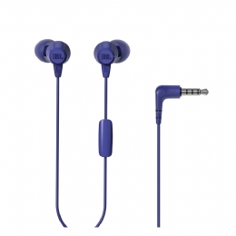 Fone De Ouvido Com Fio JBL C50HI Azul - 26772X
